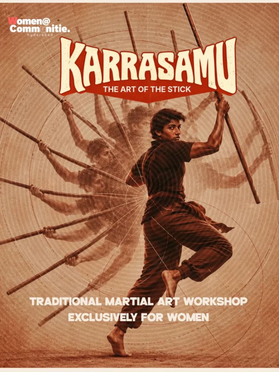 Karrasamu (The Art of Stick) experience poster