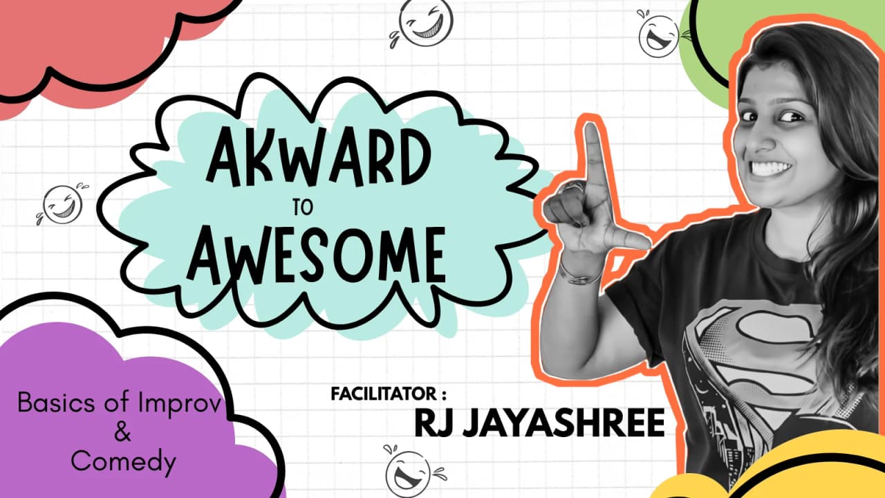 Awkward to Awesome experience poster