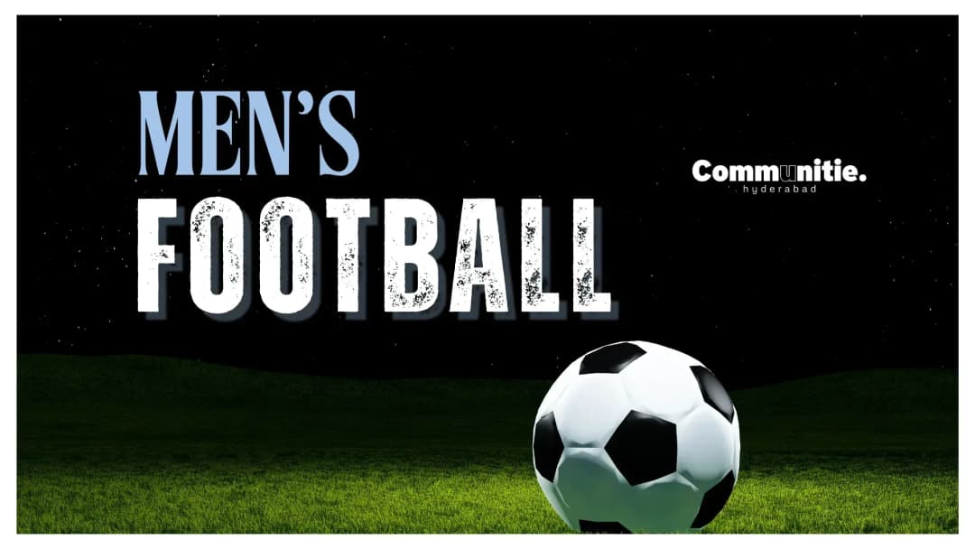 Men's Football experience poster