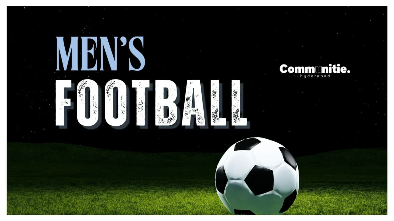 Men's Football experience poster
