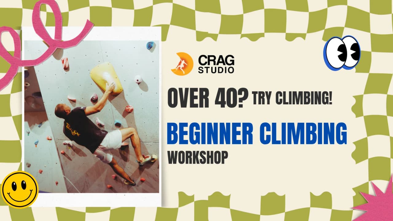Beginner Climbing Workshop | Men & Women 40+ experience poster