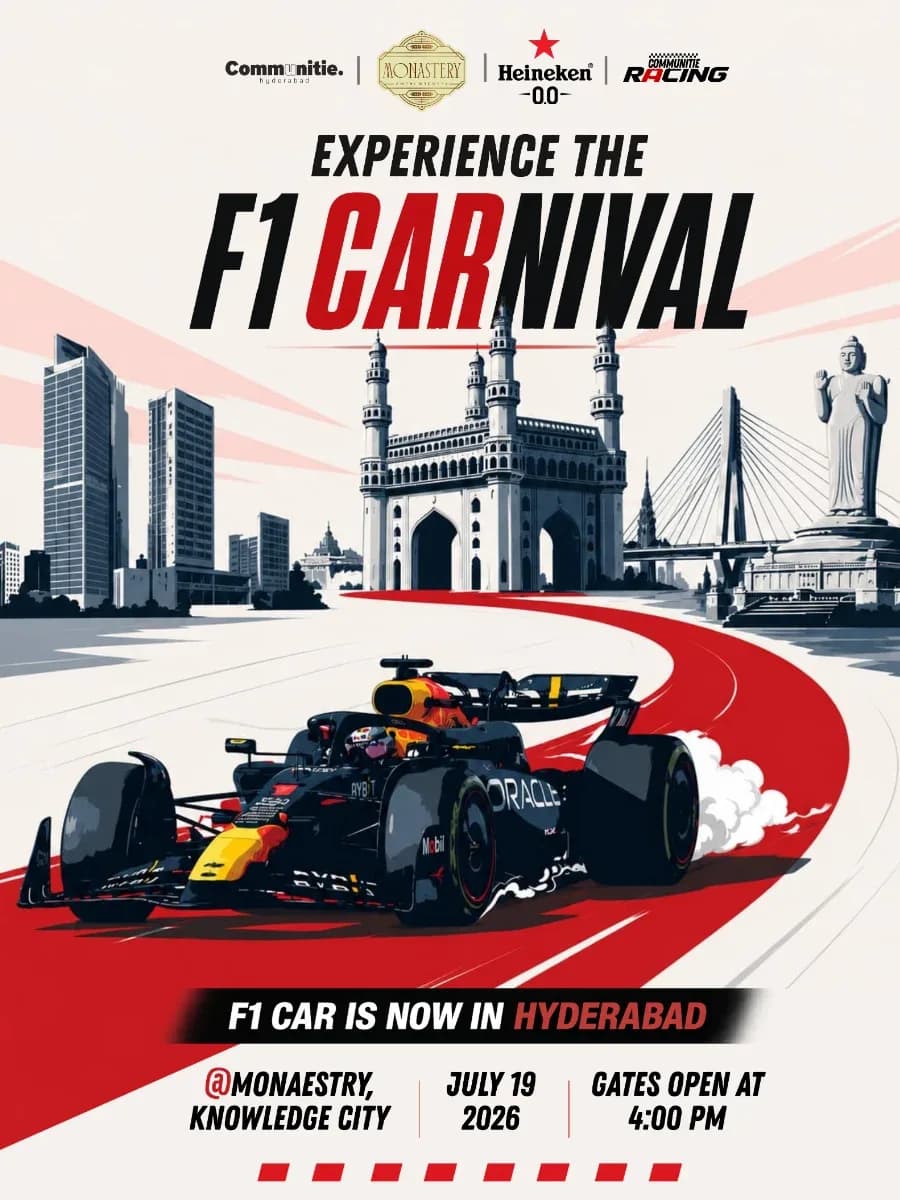 Communitie Racing: The F1 Carnival experience poster