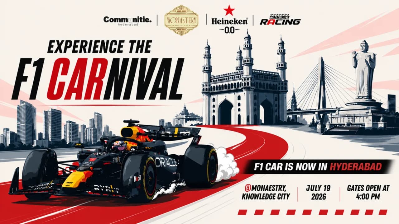 Communitie Racing: The F1 Carnival experience poster