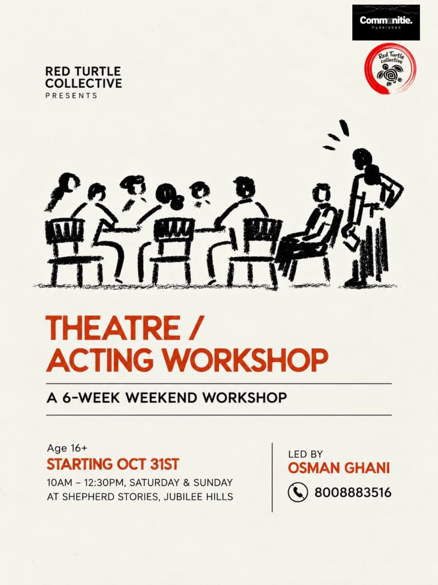 Weekend Acting/Theatre Workshop experience poster