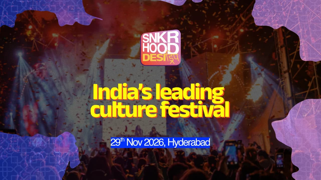 SNKRHOOD Desi Drip experience poster