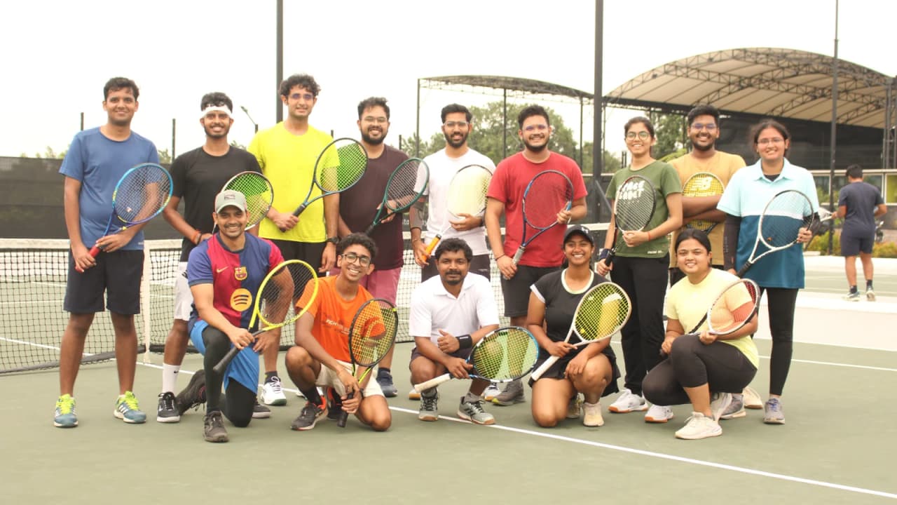 Weekend Tennis experience poster