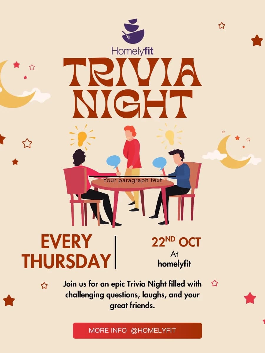 Trivia Night experience poster