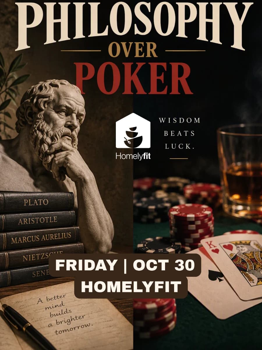 Philosophy Over Poker experience poster