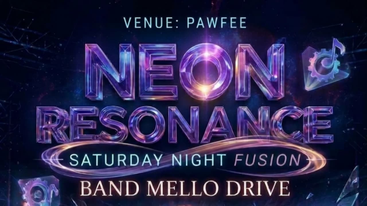 Saturday Night Jam experience poster