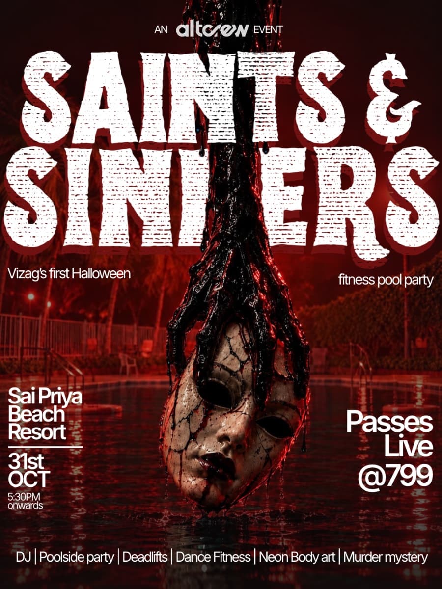 Saints & Sinners experience poster