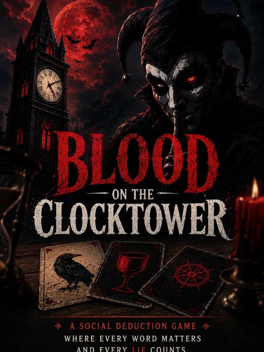 Blood on the Clocktower - The Ultimate Social Deduction Game experience poster