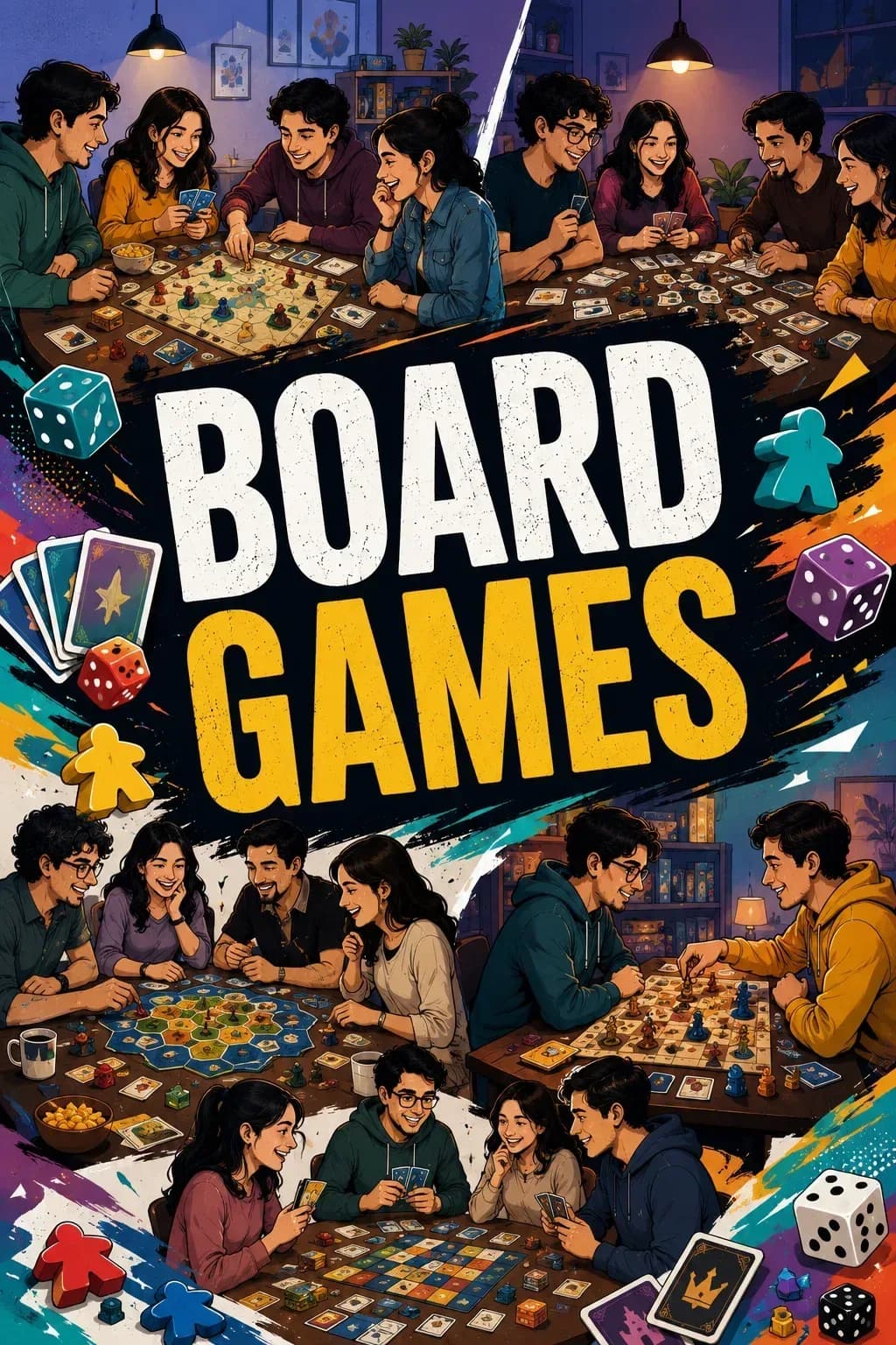 Modern Boardgames experience poster