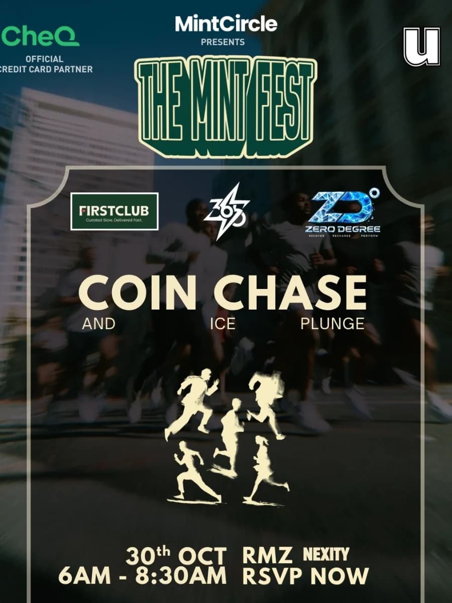 The Coin Chase | The Mint Fest 2026 experience poster