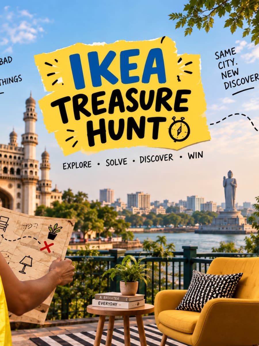 IKEA Treasure Hunt 3.0 experience poster