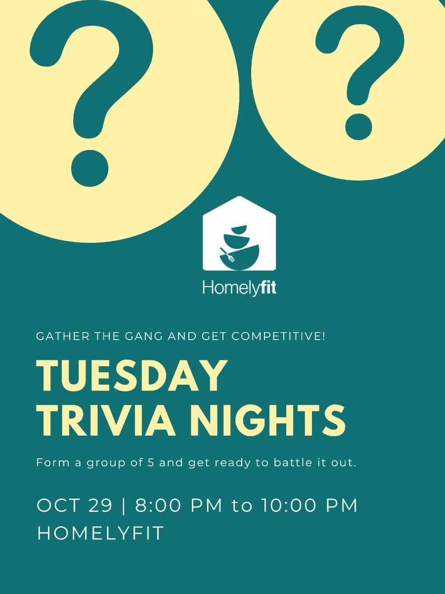 Trivia Night experience poster