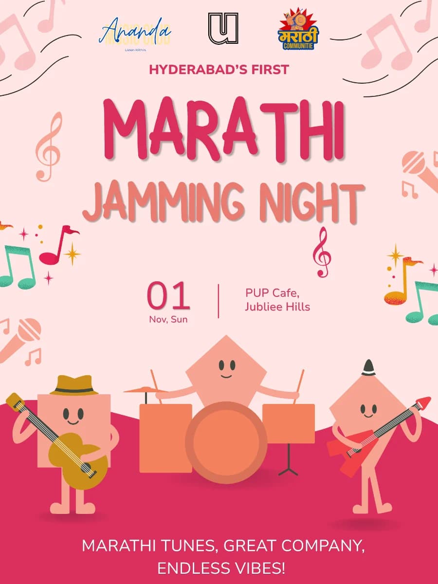 Marathi Jamming Night experience poster