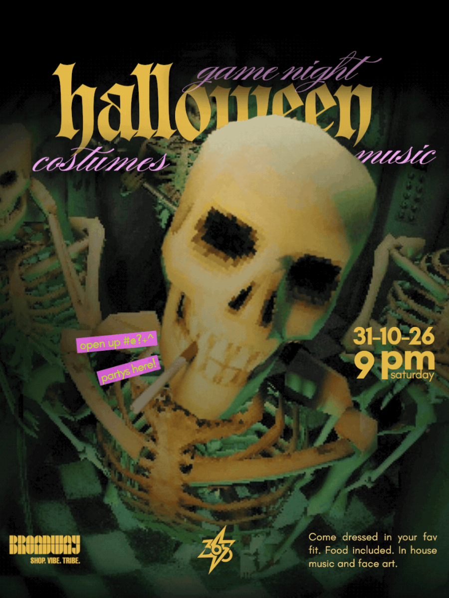 Halloween night experience poster
