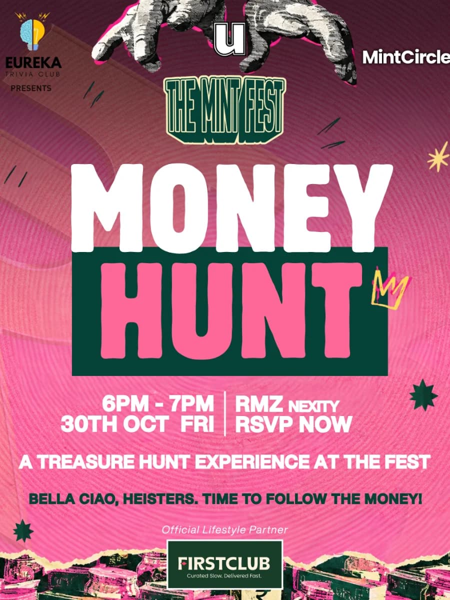 Money Hunt experience poster