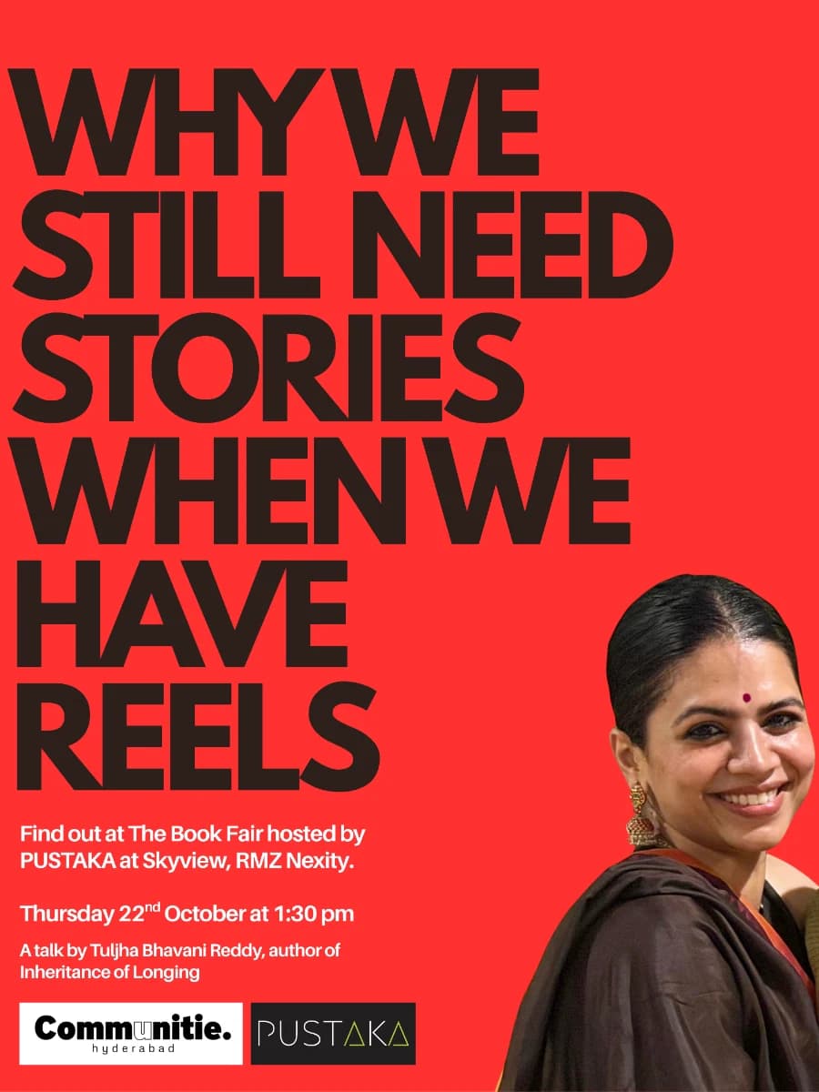 Author Talk - Why we still need stories when we have reels experience poster