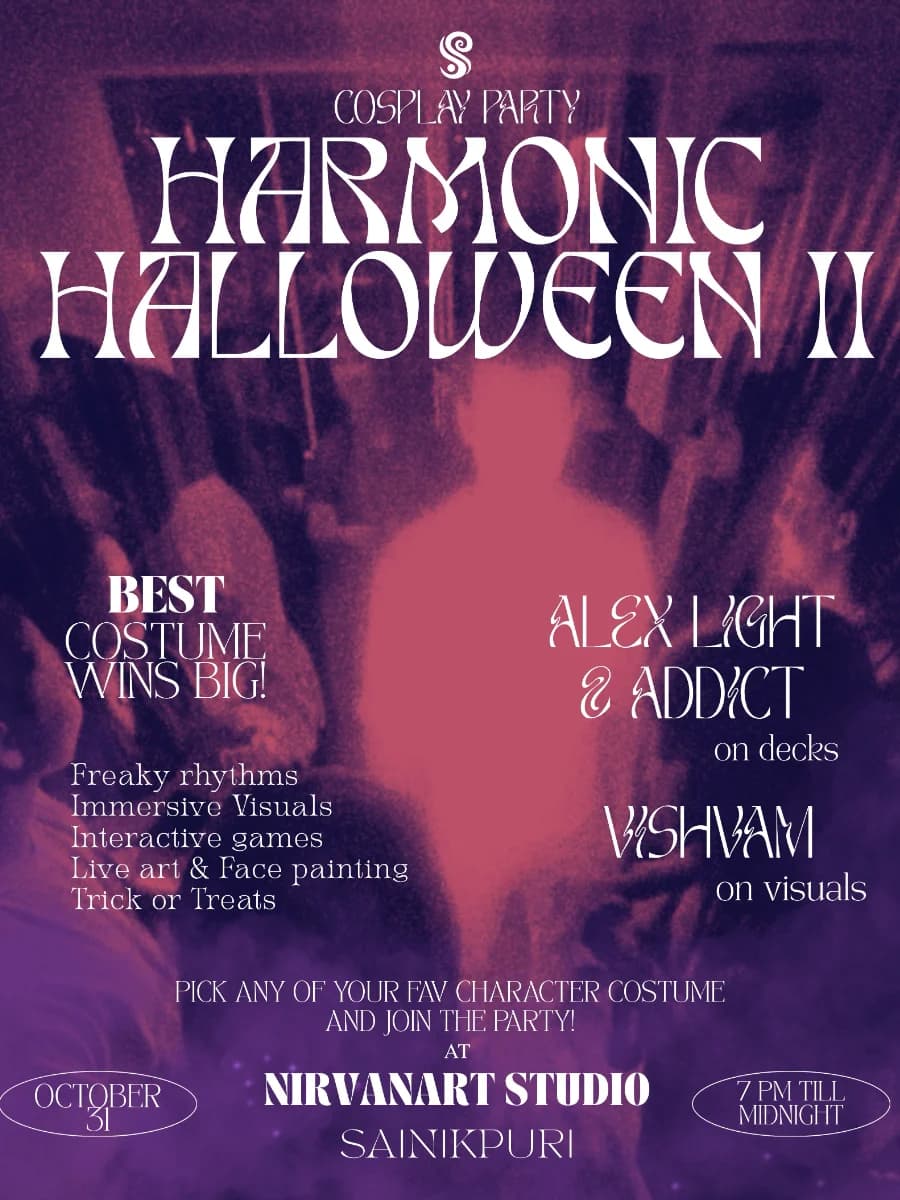 Harmonic Halloween II experience poster