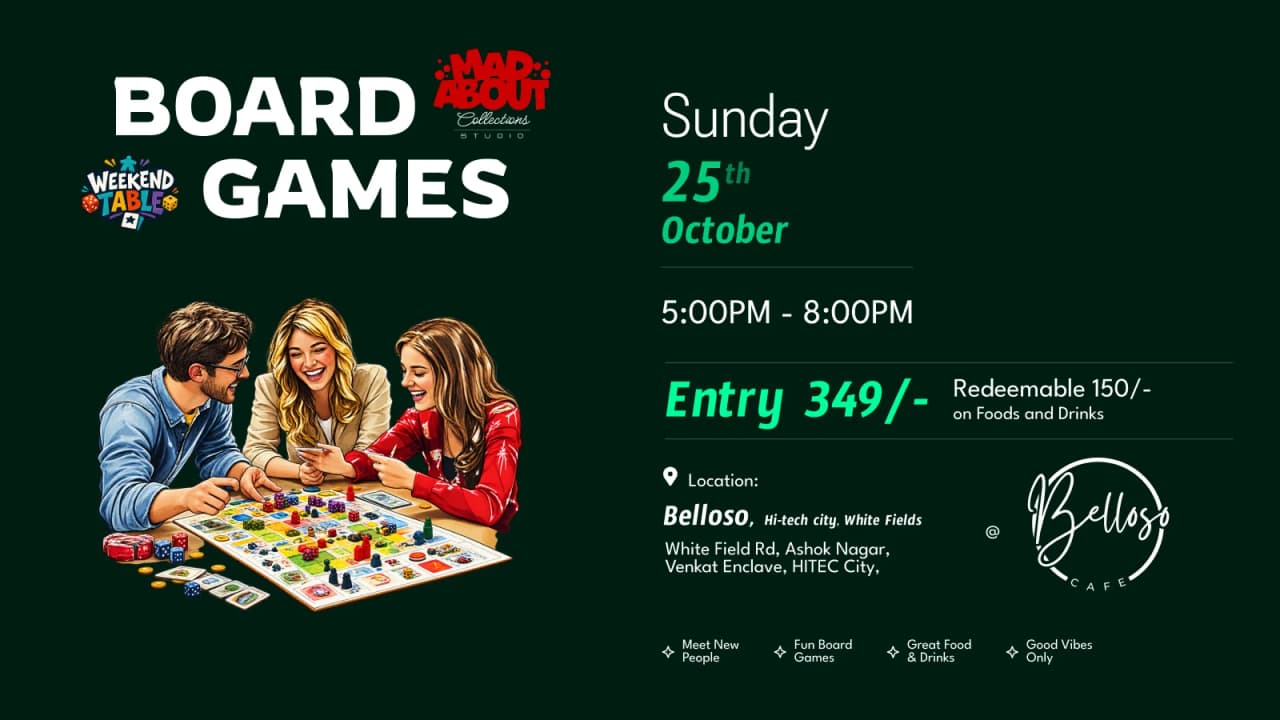 Board Games experience poster