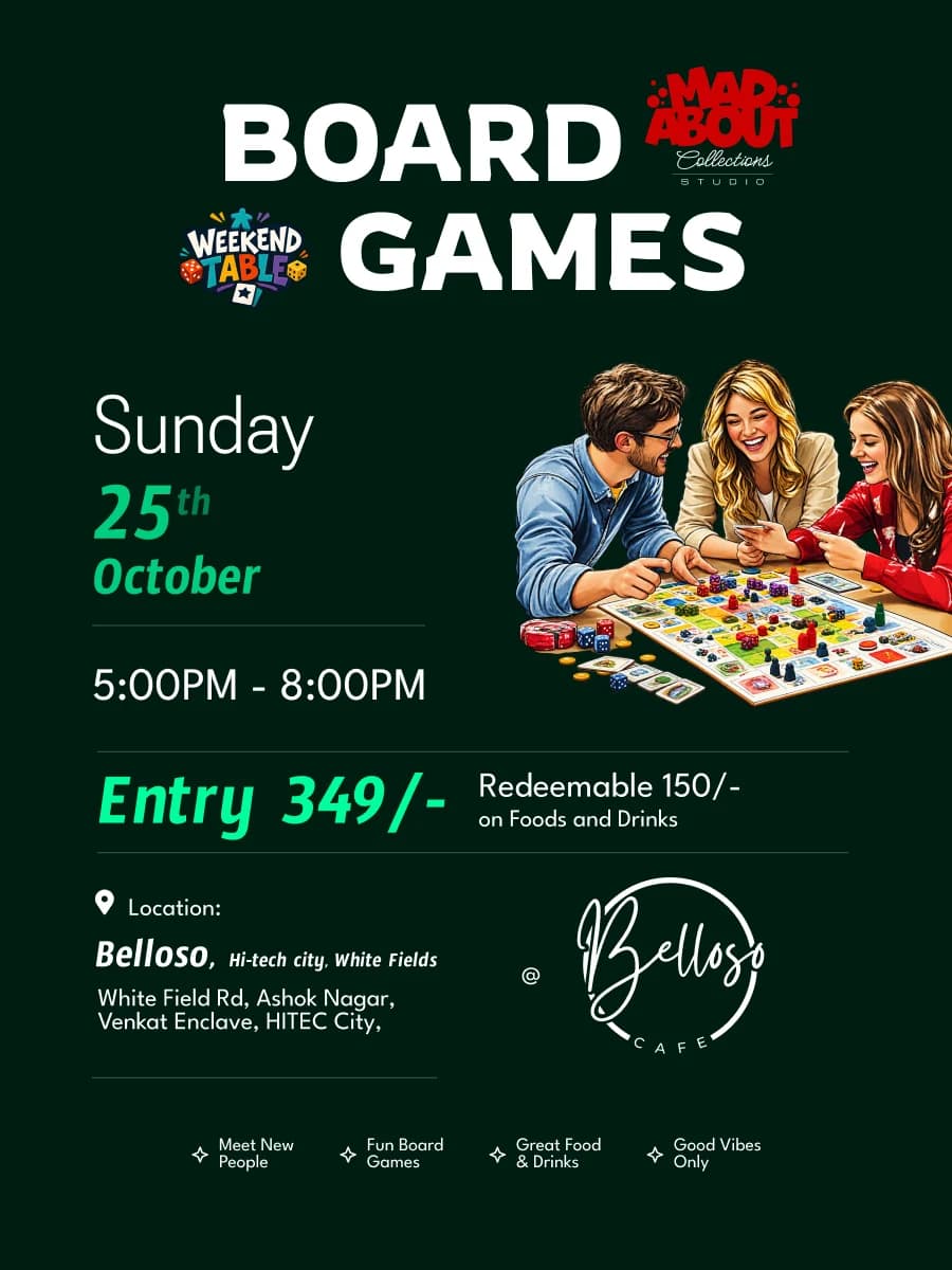 Board Games experience poster