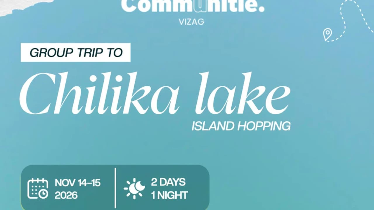 Strangers Trip to Chilka Lake experience poster
