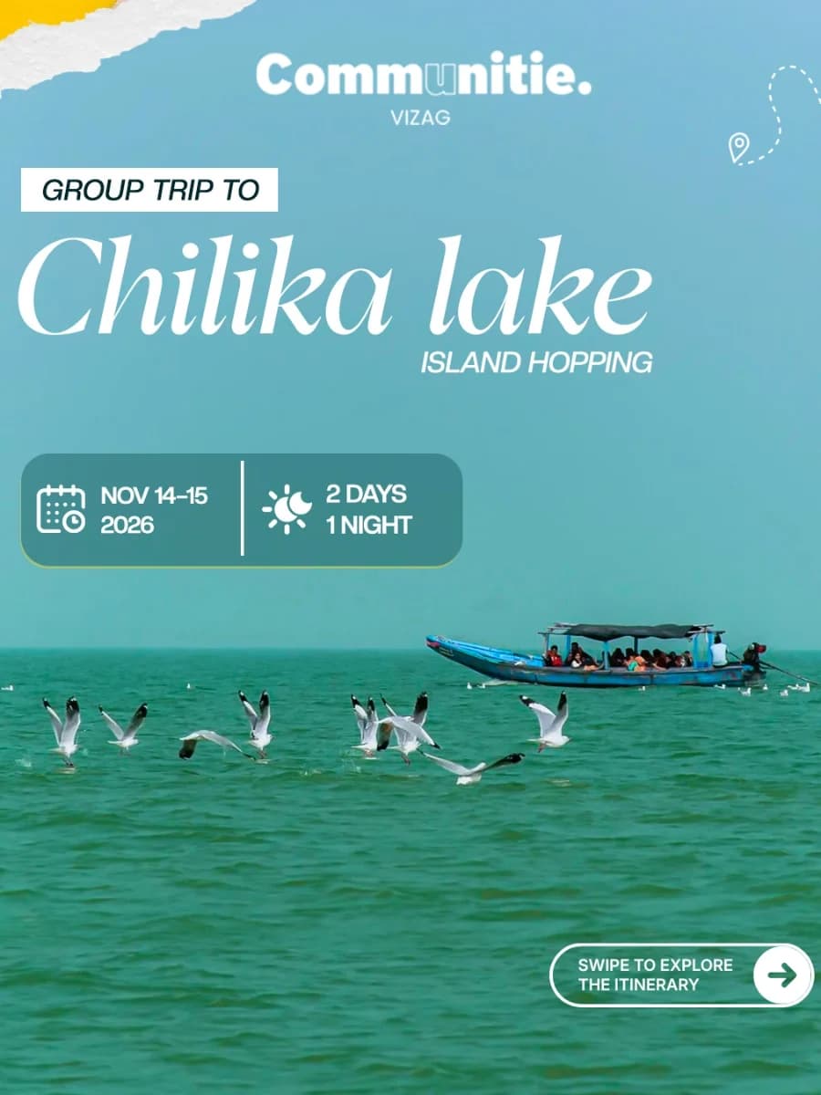 Strangers Trip to Chilka Lake experience poster