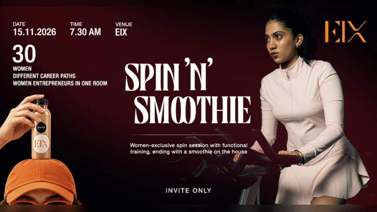 SPIN 'N' SMOOTHIE experience poster