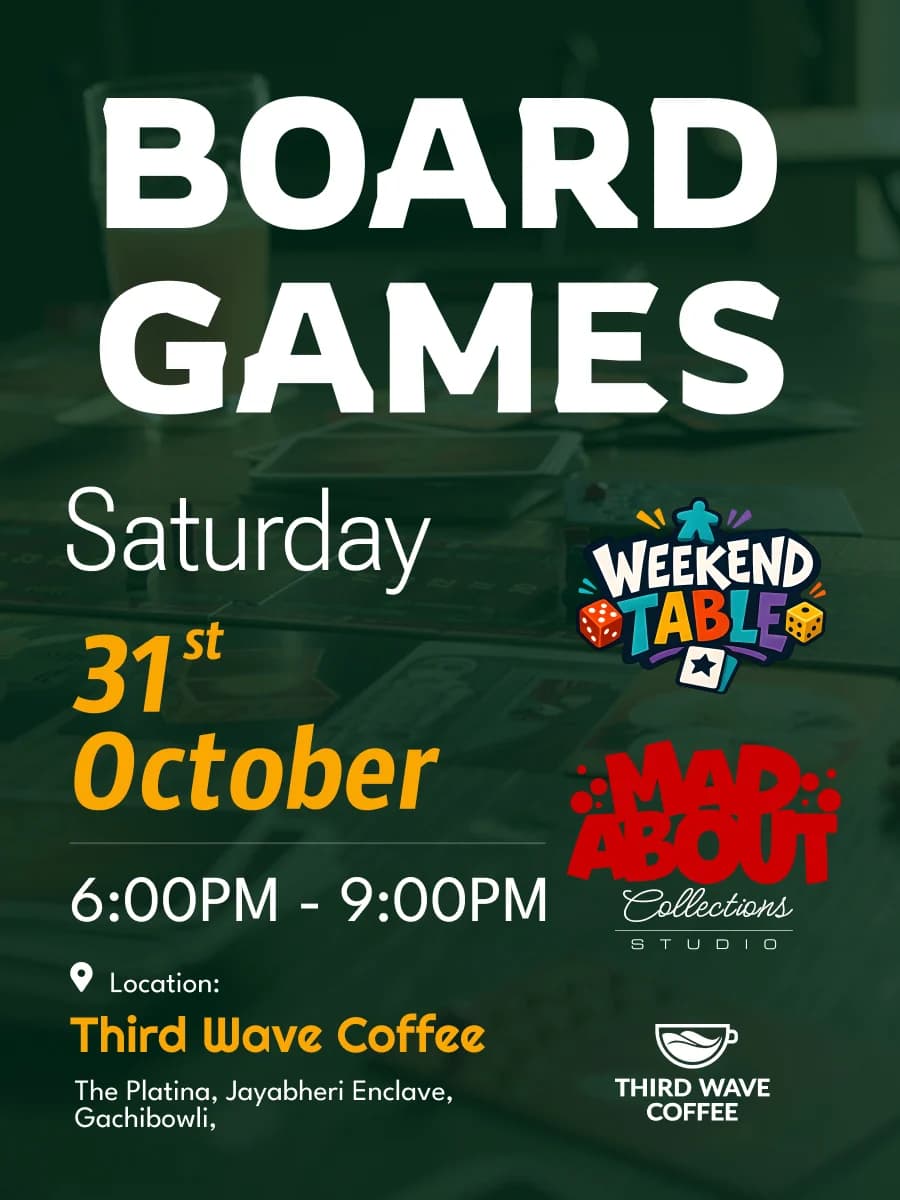 Board Games experience poster