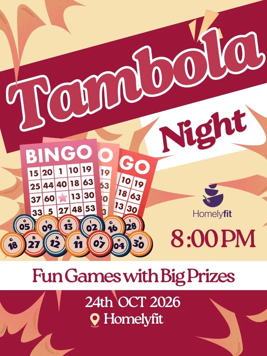Tambola Night experience poster