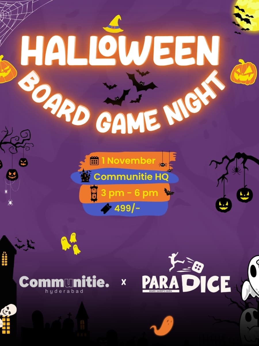 Halloween BG meet experience poster