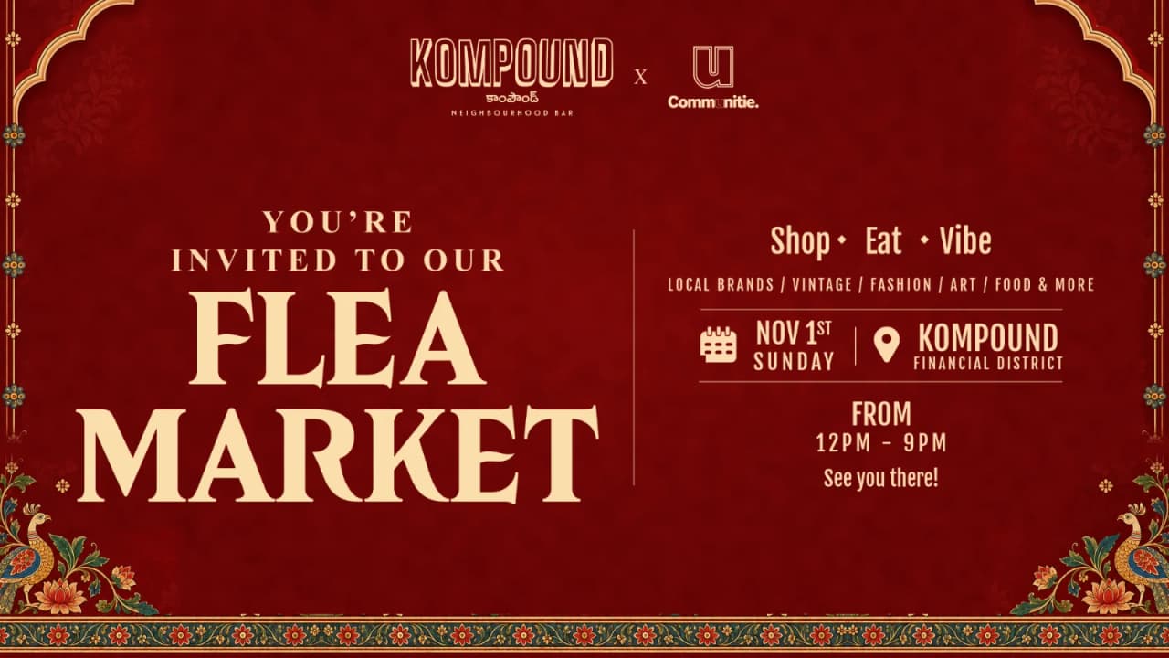 Kompound Flea Market experience poster