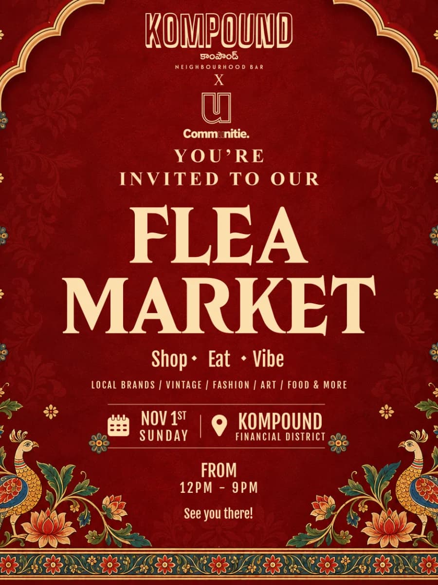 Kompound Flea Market experience poster
