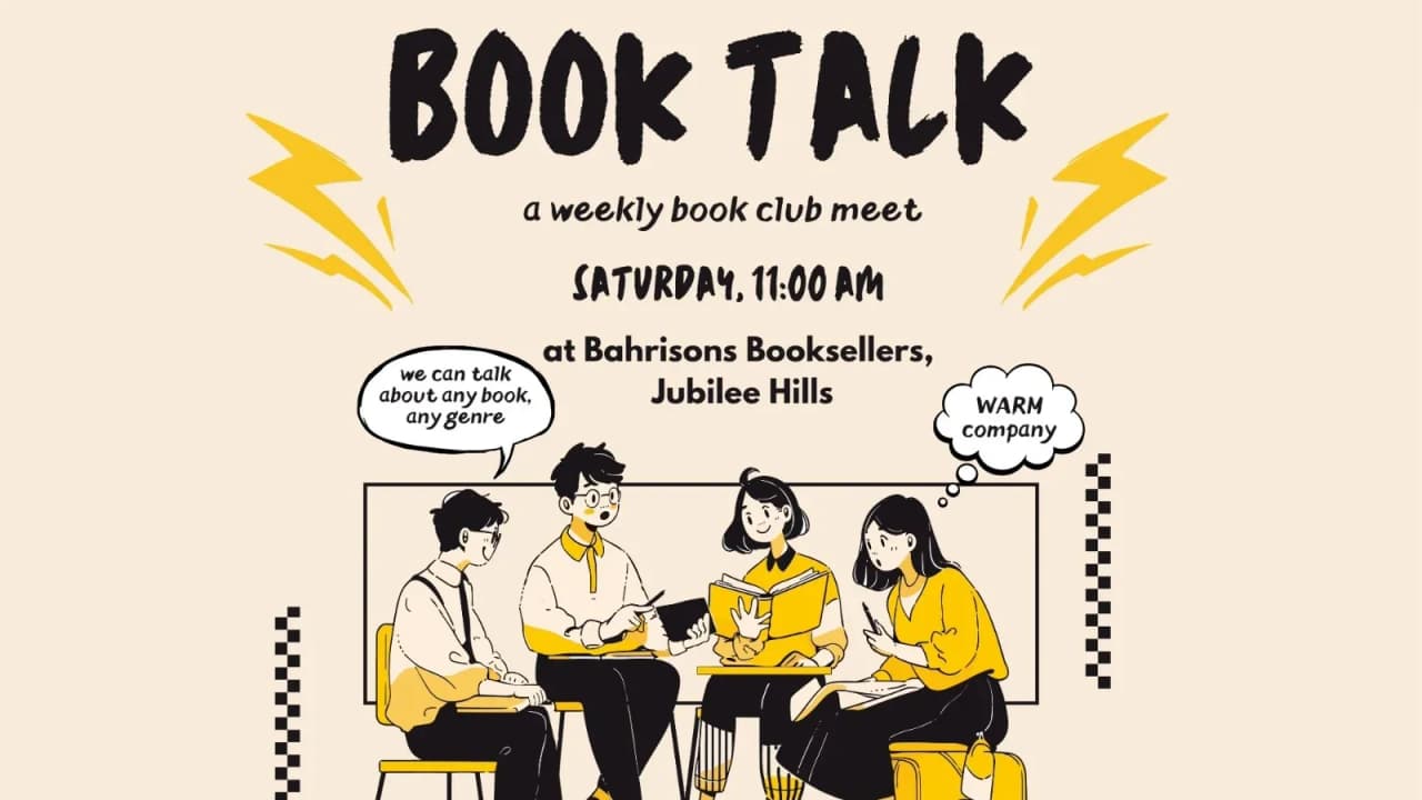 BookTalk experience poster