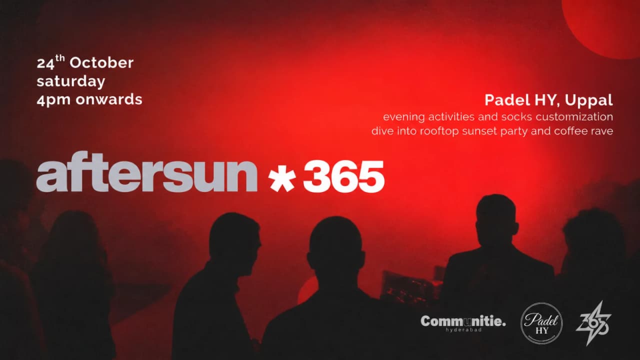 aftersun x 365 experience poster